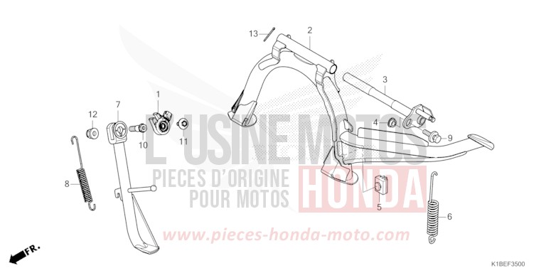 STAENDER von Forza 350 MAT CYNOS GRAY METALLIC (NH312) von 2023